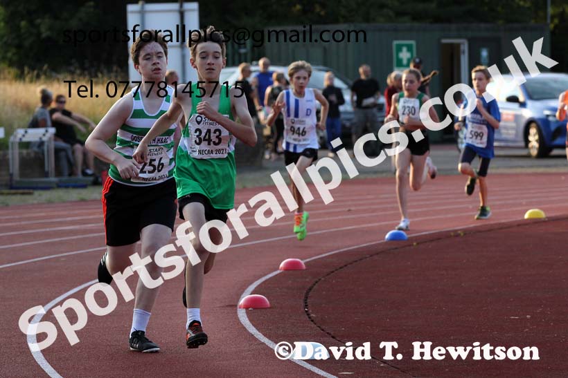 1500 metres, 2021 North East Grand Prix 5, Monkton, Wednesday, July 21st. Photo: David T. Hewitson/Sports for All Pics